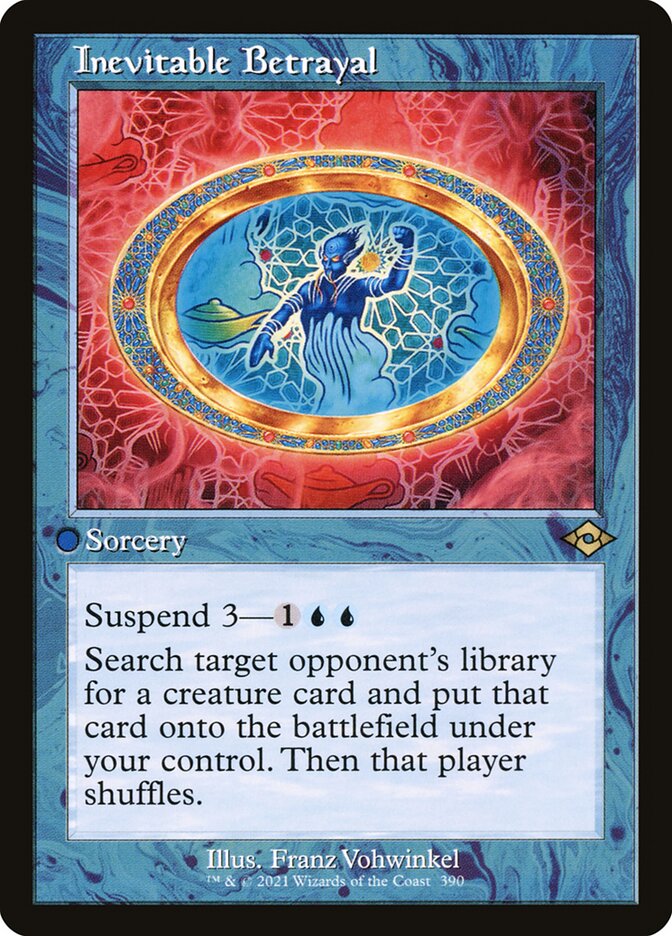 Inevitable Betrayal - Etched Foil