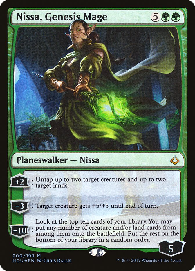 Nissa, Genesis Mage - Foil