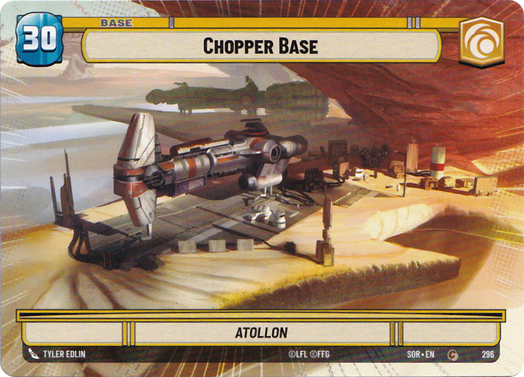 Chopper Base, Atollon - Hyperspace