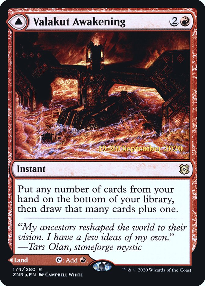 Valakut Awakening // Valakut Stoneforge - Foil