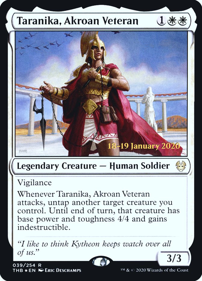 Taranika, Akroan Veteran - Foil