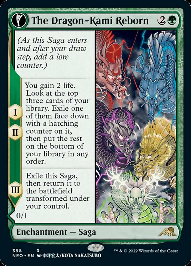 The Dragon-Kami Reborn // Dragon-Kami's Egg - Foil