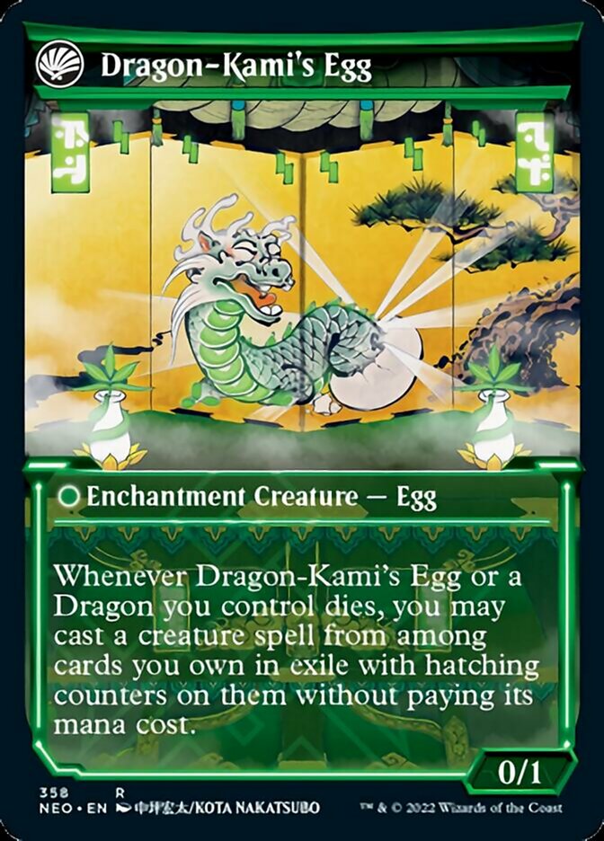 The Dragon-Kami Reborn // Dragon-Kami's Egg - Foil