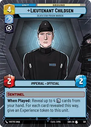 Lieutenant Childsen, Death Star Prison Warden - Hyperspace