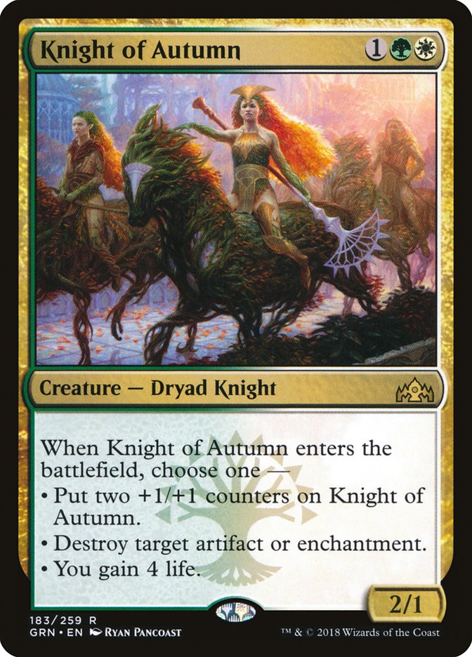 Knight of Autumn - Foil