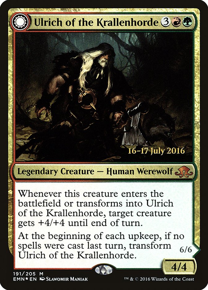Ulrich of the Krallenhorde // Ulrich, Uncontested Alpha - Foil