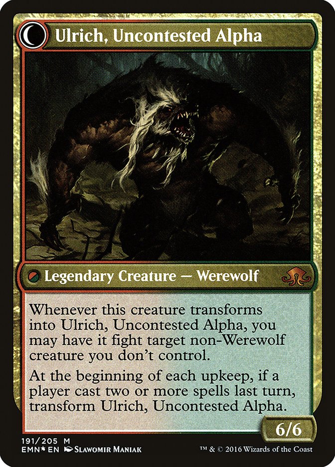 Ulrich of the Krallenhorde // Ulrich, Uncontested Alpha - Foil