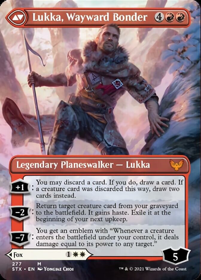 Mila, Crafty Companion // Lukka, Wayward Bonder