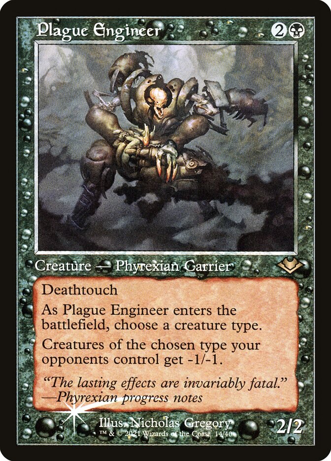 Plague Engineer - Etched Foil