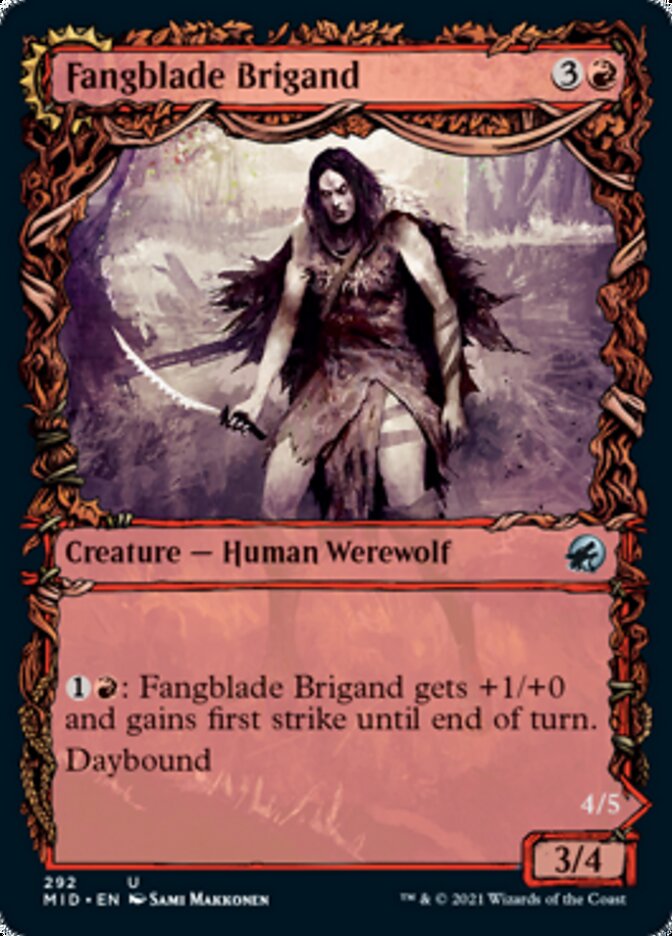 Fangblade Brigand // Fangblade Eviscerator - Foil