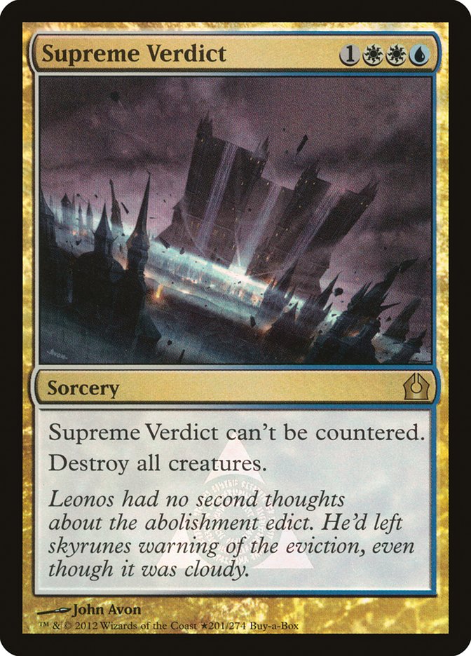Supreme Verdict - Foil