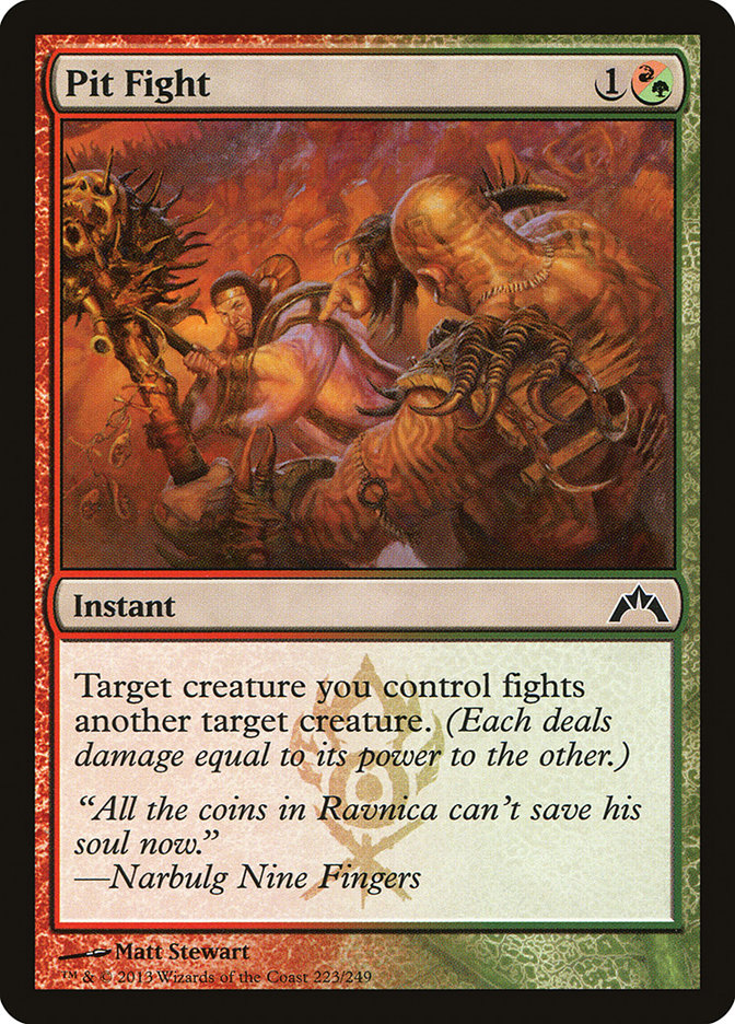 Pit Fight - Foil