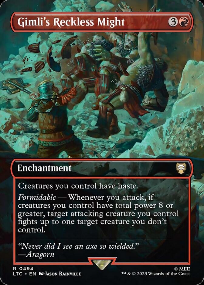 Gimli's Reckless Might - Foil