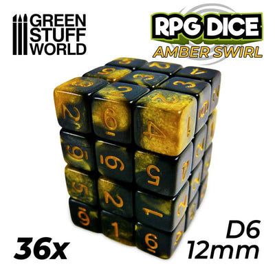 Green Stuff World - Dice - D6 - 12mm