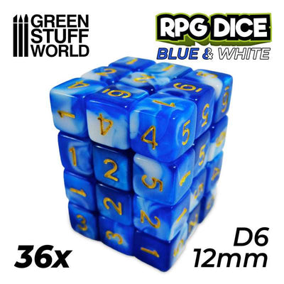 Green Stuff World - Dice - D6 - 12mm