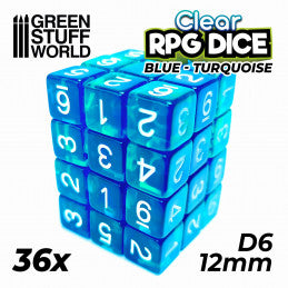 Green Stuff World - Dice - D6 - 12mm