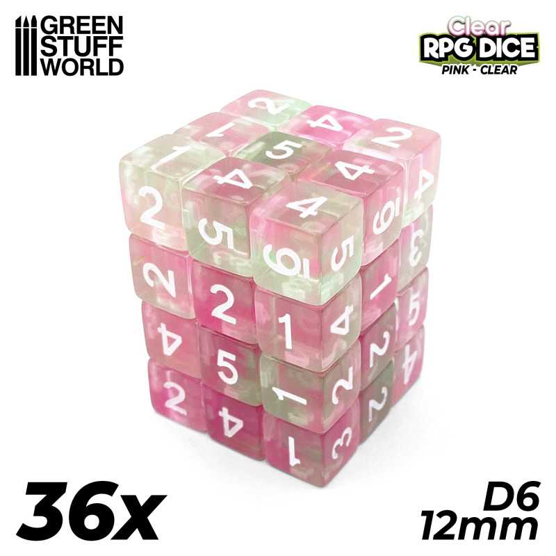 Green Stuff World - Dice - D6 - 12mm