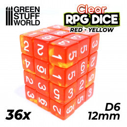 Green Stuff World - Dice - D6 - 12mm