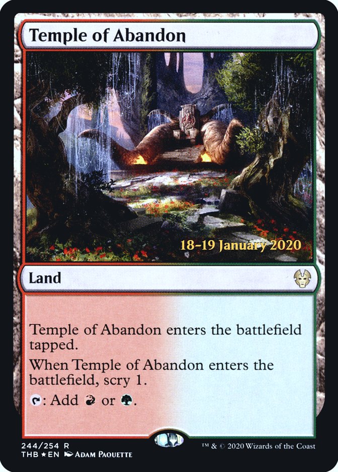 Temple of Abandon - Foil