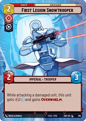 First Legion Snowtrooper - Hyperspace