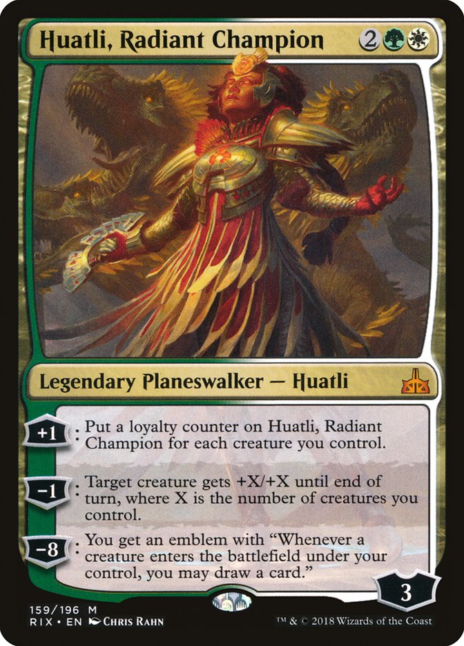 Huatli, Radiant Champion - Foil