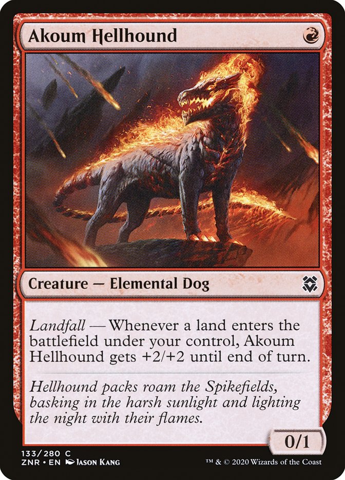 Akoum Hellhound - Foil