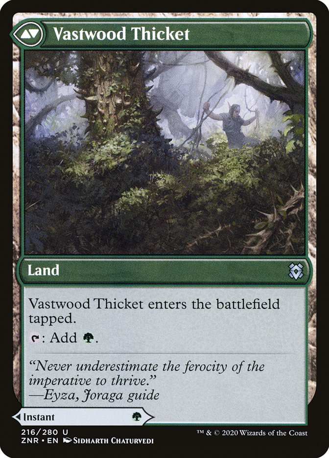 Vastwood Fortification // Vastwood Thicket - Foil