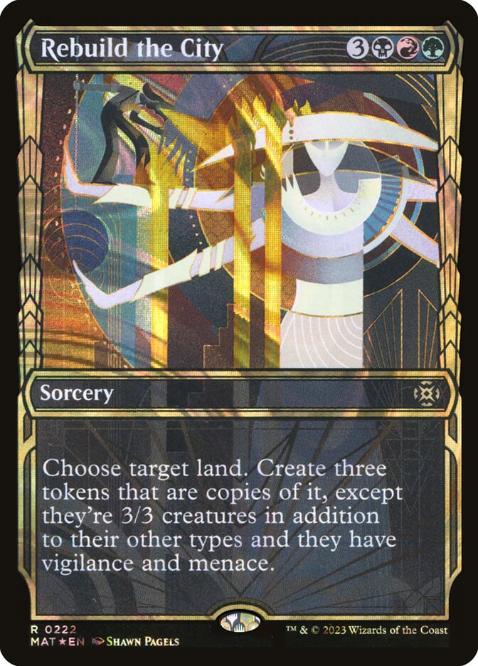 Rebuild the City - Halo Foil