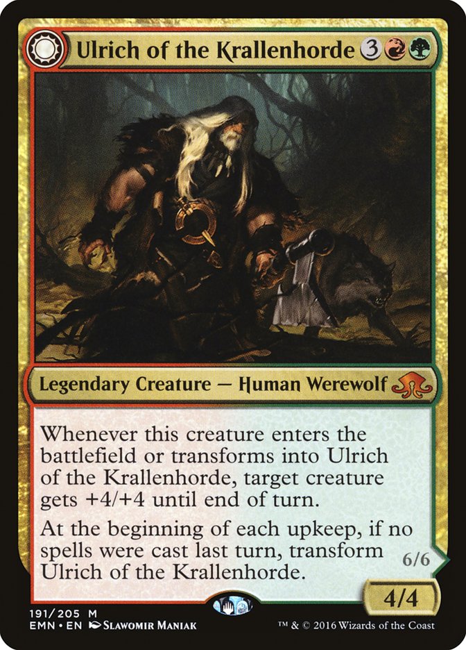 Ulrich of the Krallenhorde // Ulrich, Uncontested Alpha - Foil