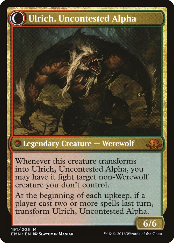Ulrich of the Krallenhorde // Ulrich, Uncontested Alpha - Foil