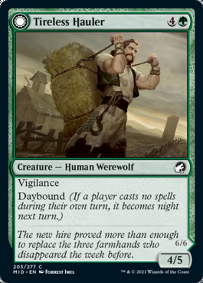 Tireless Hauler // Dire-Strain Brawler - Foil - PRE-ORDER! Release 2021-09-24