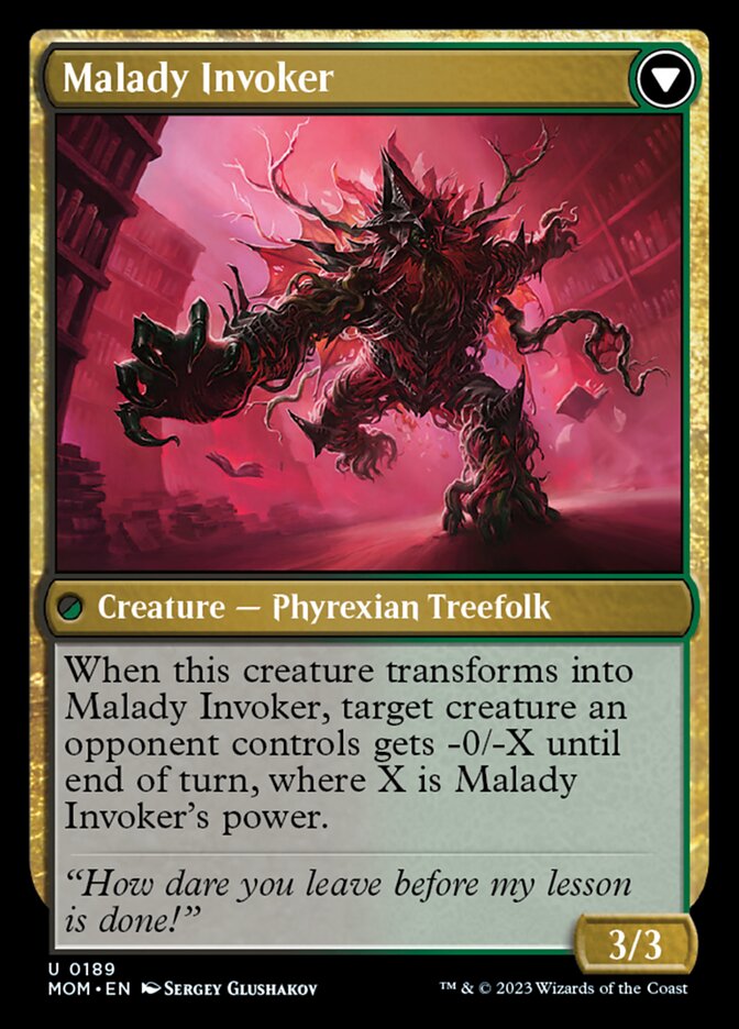 Herbology Instructor // Malady Invoker - Foil