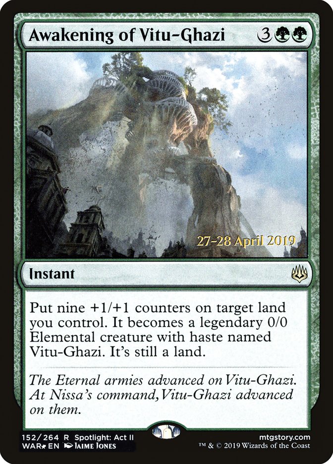 Awakening of Vitu-Ghazi - Foil