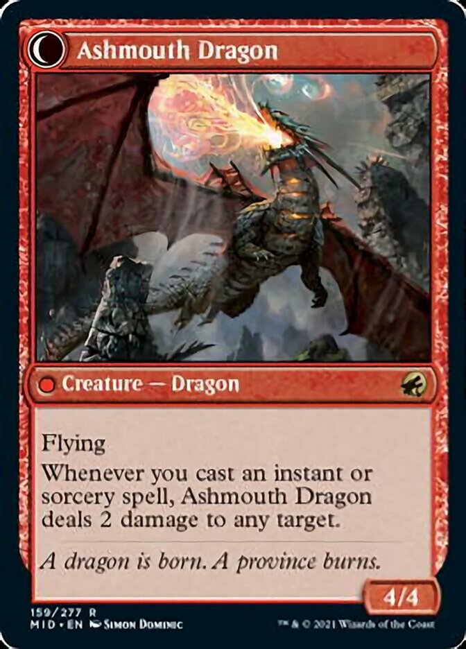 Smoldering Egg // Ashmouth Dragon