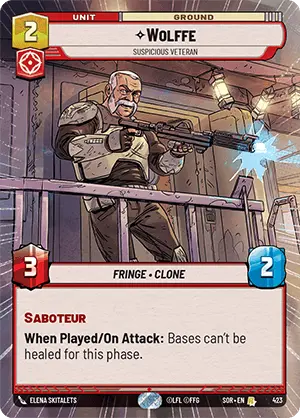 Wolffe, Suspicious Veteran - Hyperspace
