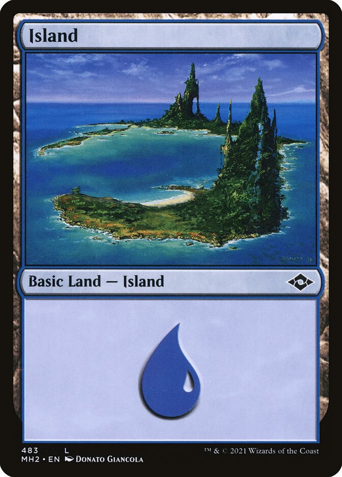Island - Etched Foil