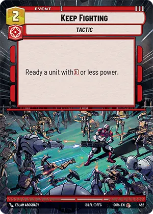 Keep Fighting - Hyperspace Foil