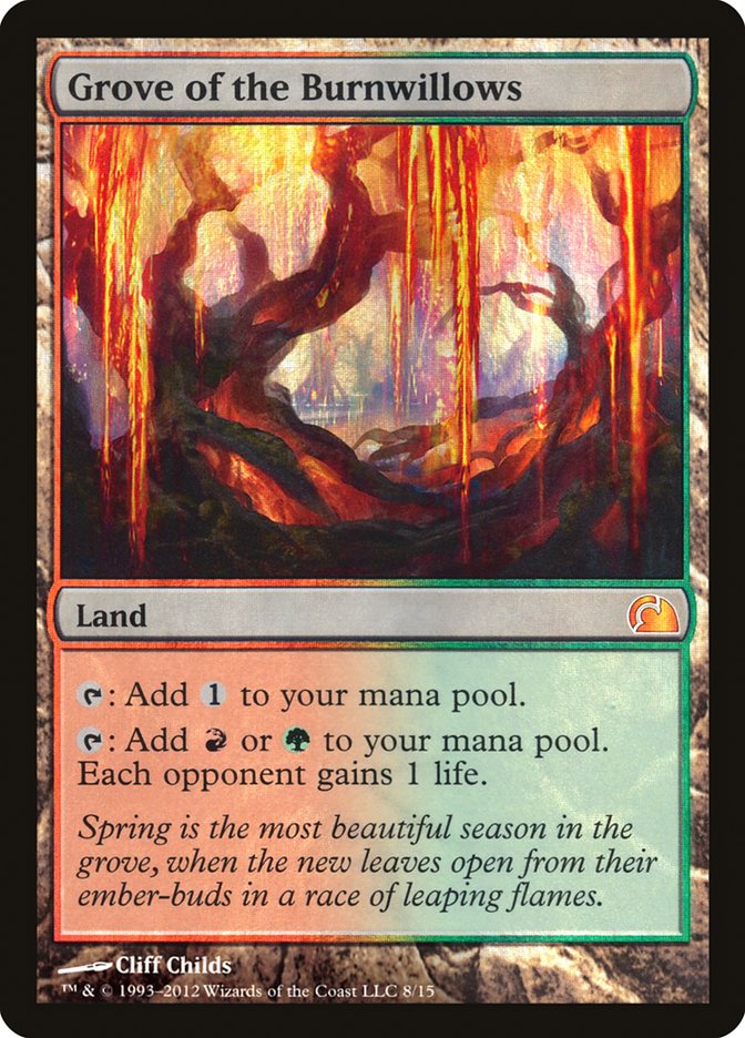 Grove of the Burnwillows - Foil