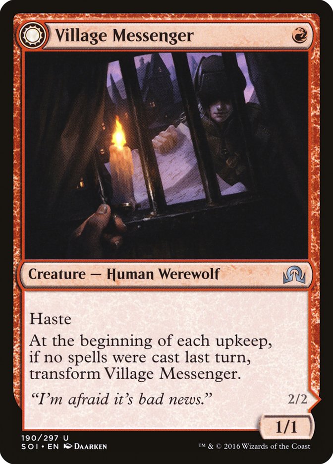 Village Messenger // Moonrise Intruder - Foil