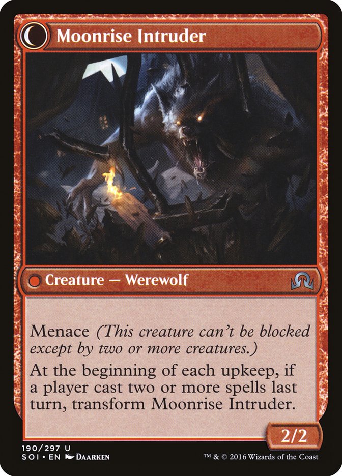 Village Messenger // Moonrise Intruder - Foil
