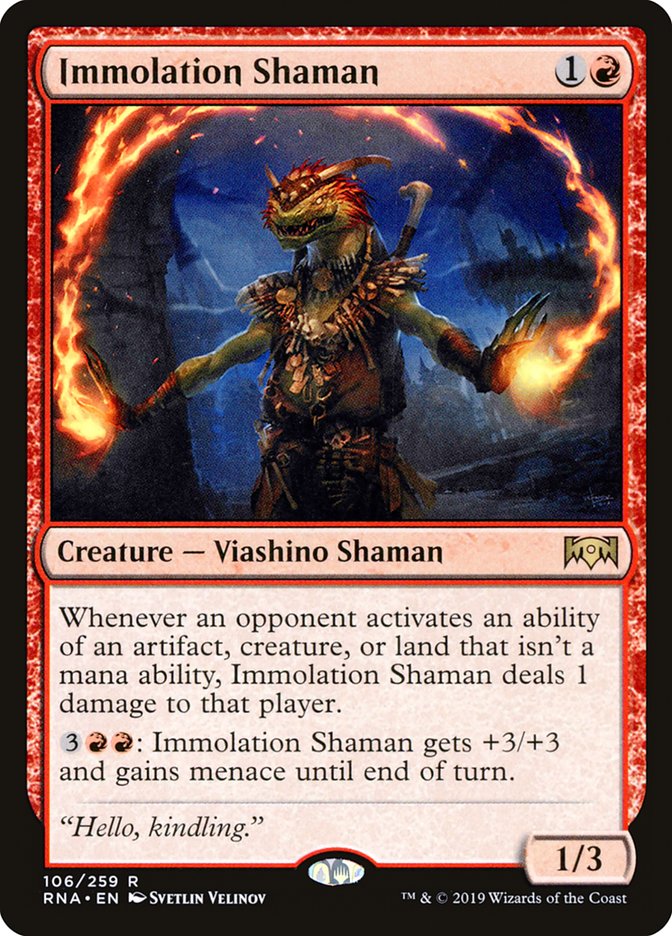 Immolation Shaman - Foil