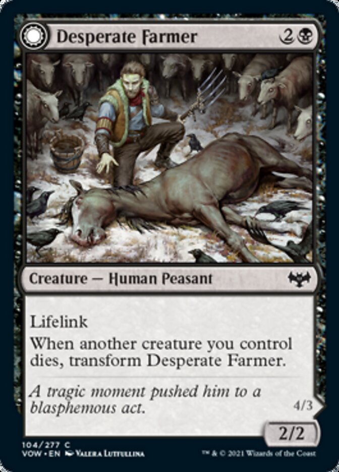 Desperate Farmer // Depraved Harvester - Foil