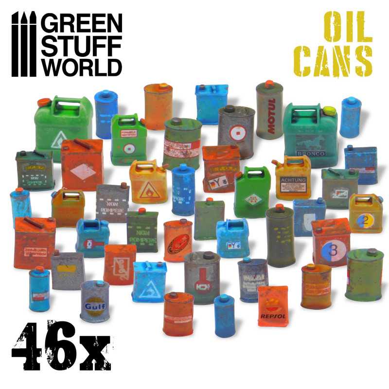 Green Stuff World - 46x Oil Cans