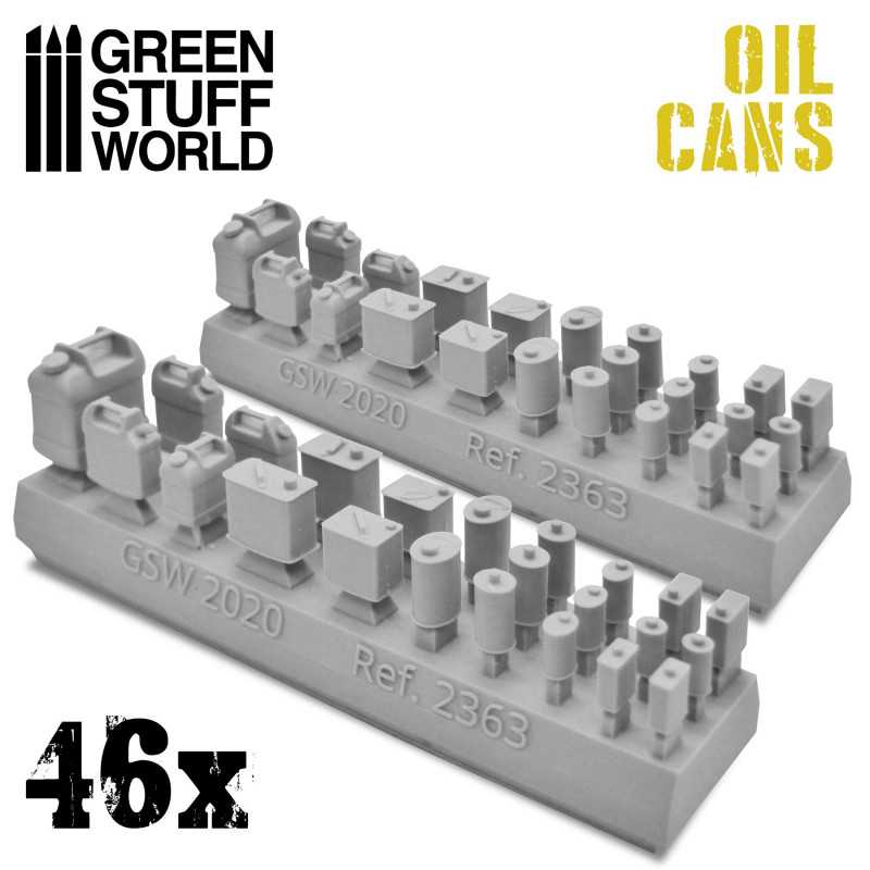 Green Stuff World - 46x Oil Cans