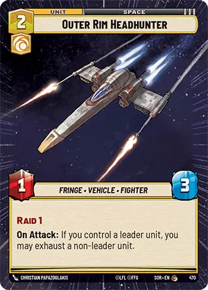 Outer Rim Headhunter - Hyperspace Foil