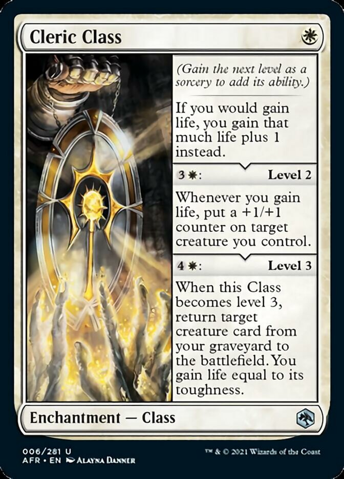 Cleric Class - Foil