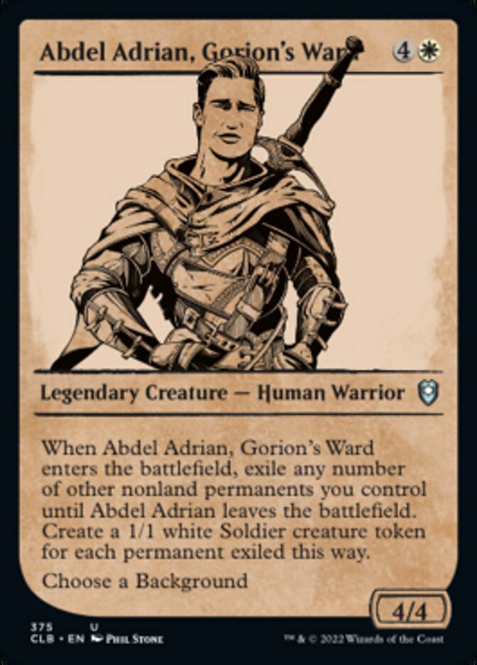 Abdel Adrian, Gorion's Ward - Foil