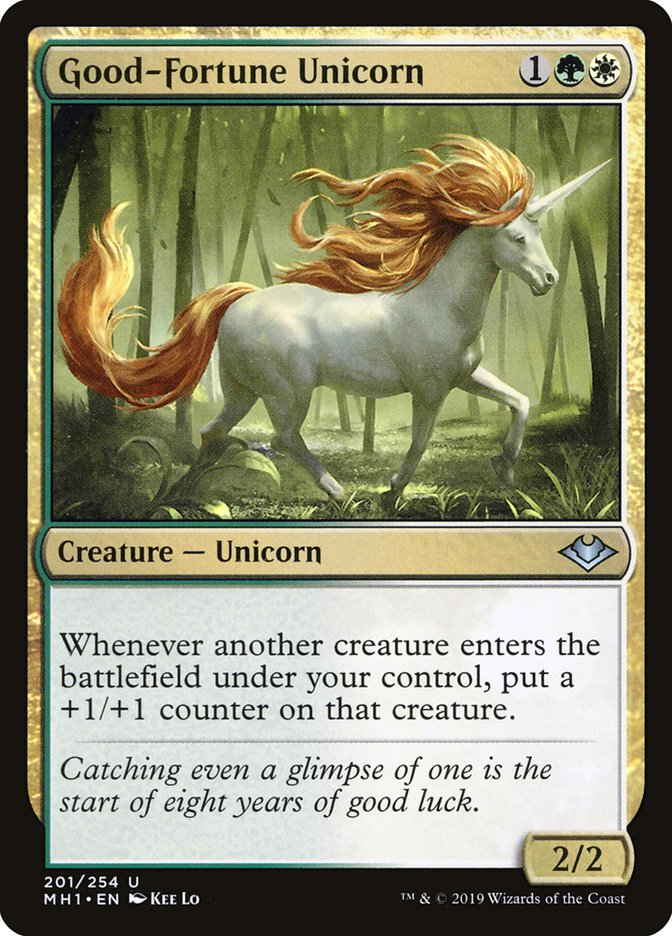 Good-Fortune Unicorn - Foil