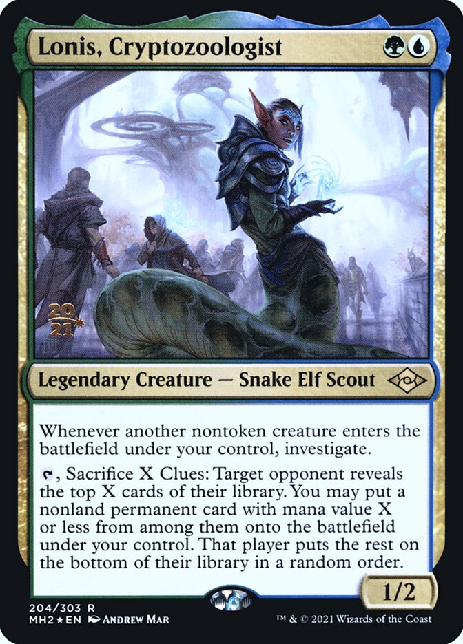 Lonis, Cryptozoologist - Foil