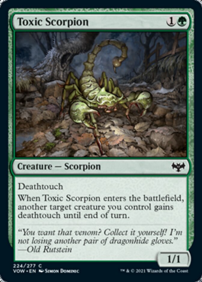 Toxic Scorpion - Foil